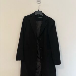 Ralph Lauren Classic Black Overcoat